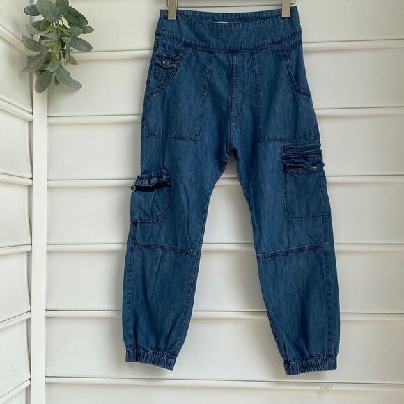 Pilcro And The Letterpress Ultra High-Rise Jogger Utility Jeans 0 - Picture 3 of 16